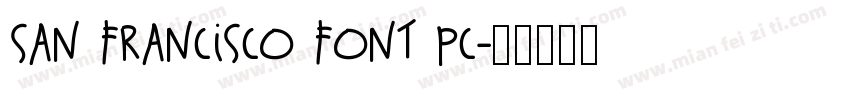 san francisco font pc字体转换